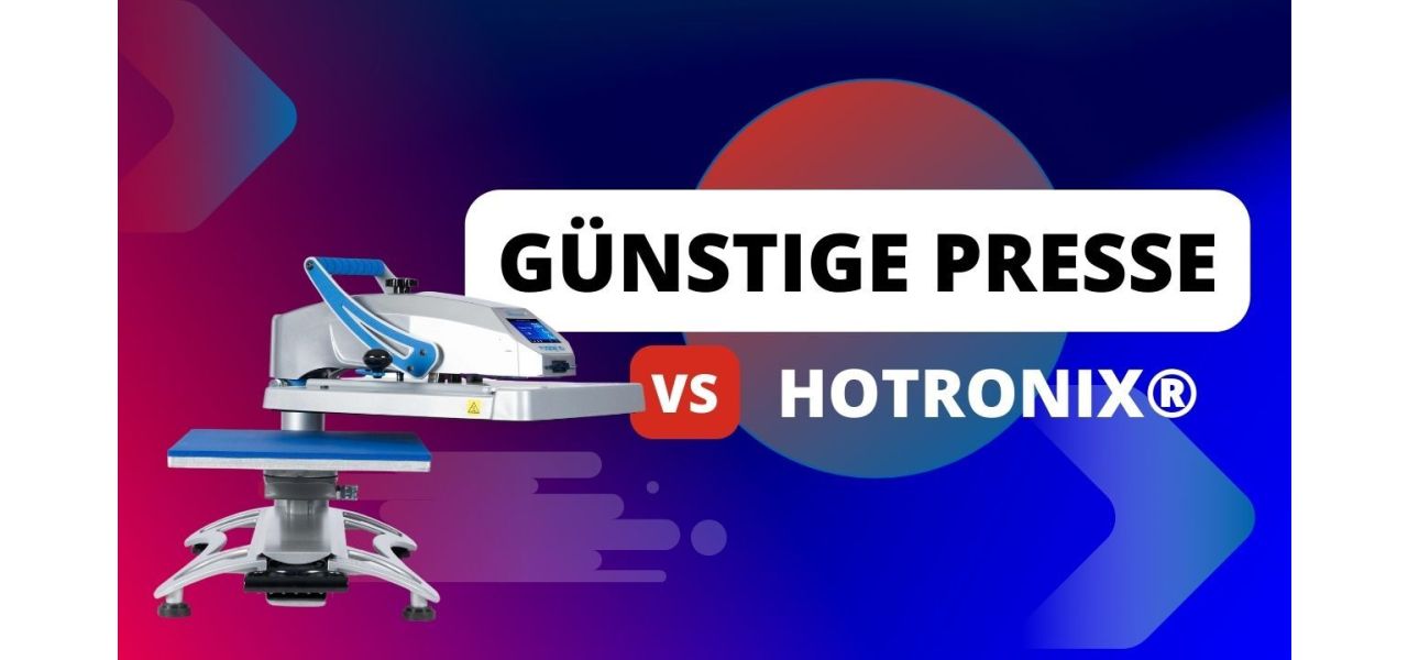 Hotronix vs billige Transferpresse