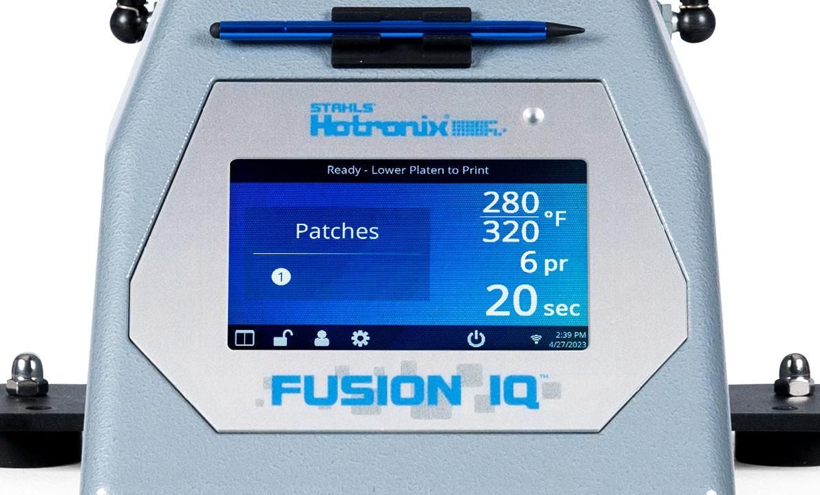 Touchscreen Transferpresse Hotronix Fusion IQ